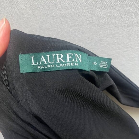 Lauren Ralph Lauren fit and flare sleeveless pleated dress Sz 10 - Picture 8 of 12